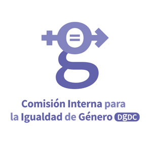 Logo de Comisión interna para la igualdad de género. DGDC